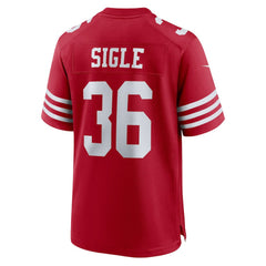 NFL Marques Sigle San Francisco 49ers Team Game Jersey - Scarlet
