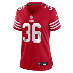 NFL Marques Sigle San Francisco 49ers Women's Team Game Jersey - Scarlet