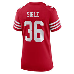 NFL Marques Sigle San Francisco 49ers Women's Team Game Jersey - Scarlet