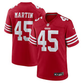 NFL Nick Martin San Francisco 49ers Team Game Jersey - Scarlet