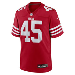 NFL Nick Martin San Francisco 49ers Team Game Jersey - Scarlet