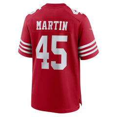 NFL Nick Martin San Francisco 49ers Team Game Jersey - Scarlet