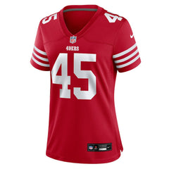 NFL Nick Martin San Francisco 49ers Women's Team Game Jersey - Scarlet