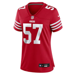 NFL Luke Gifford San Francisco 49ers Women's Team Game Jersey - Scarlet