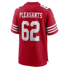 NFL Austen Pleasants San Francisco 49ers Team Game Jersey - Scarlet