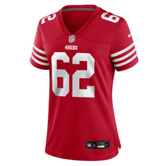 NFL Austen Pleasants San Francisco 49ers Women's Team Game Jersey - Scarlet