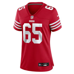 NFL Drew Moss San Francisco 49ers Women's Team Game Jersey - Scarlet