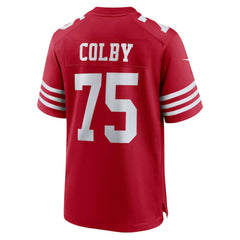 NFL Connor Colby San Francisco 49ers Team Game Jersey - Scarlet