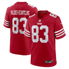 NFL Marquez Valdes-Scantling San Francisco 49ers Team Game Jersey - Scarlet