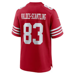 NFL Marquez Valdes-Scantling San Francisco 49ers Team Game Jersey - Scarlet