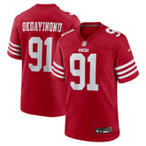 NFL Sam Okuayinonu San Francisco 49ers Team Game Jersey - Scarlet