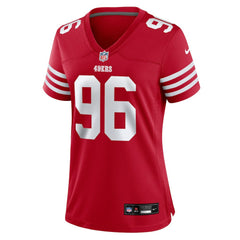 NFL Jordan Jefferson San Francisco 49ers Women's Team Game Jersey - Scarlet