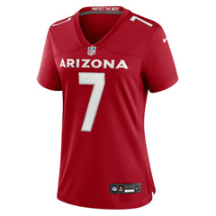 NFL Jacoby Brissett Arizona Cardinals Women's Team Game Jersey - Cardinal