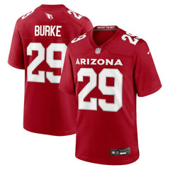 NFL Denzel Burke Arizona Cardinals Team Game Jersey - Cardinal