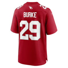 NFL Denzel Burke Arizona Cardinals Team Game Jersey - Cardinal