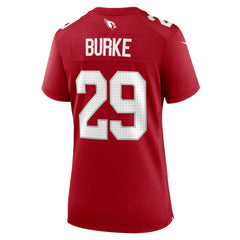 NFL Denzel Burke Arizona Cardinals Women's Team Game Jersey - Cardinal
