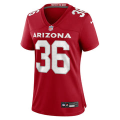 NFL Kitan Crawford Arizona Cardinals Women's Team Game Jersey - Cardinal