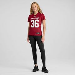 NFL Kitan Crawford Arizona Cardinals Women's Team Game Jersey - Cardinal