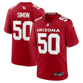 Cody Simon Arizona Cardinals Team Game Jersey Cardinal