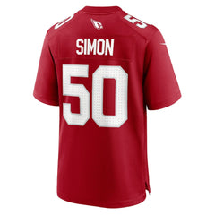 NFL Cody Simon Arizona Cardinals Team Game Jersey - Cardinal