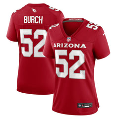 NFL Jordan Burch Arizona Cardinals Women's Team Game Jersey - Cardinal