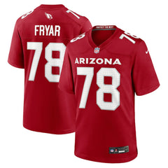 NFL Josh Fryar Arizona Cardinals Team Game Jersey - Cardinal