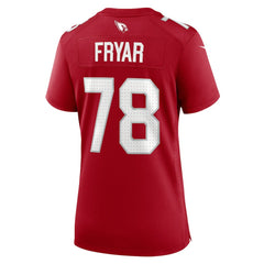 NFL Josh Fryar Arizona Cardinals Women's Team Game Jersey - Cardinal