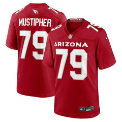 NFL PJ Mustipher Arizona Cardinals Team Game Jersey - Cardinal