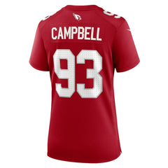 NFL Calais Campbell Arizona Cardinals Women's Team Game Jersey - Cardinal