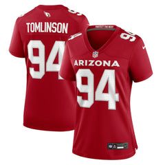 NFL Dalvin Tomlinson Arizona Cardinals Women's Team Game Jersey - Cardinal