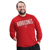 NHL Carolina Hurricanes G-III Sports by Carl Banks Adaptive Mesh Effect Long Sleeve T-Shirt - Red