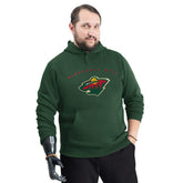 NHL Minnesota Wild G-III Sports by Carl Banks Adaptive Classic Team Arc Fleece Hoodie - Green