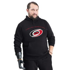 NHL Carolina Hurricanes G-III Sports by Carl Banks Adaptive Classic Team Arc Fleece Hoodie - Black