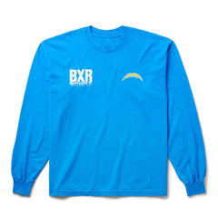 Los Angeles Chargers Born x Raised Unisex Long Sleeve Local T-Shirt Powder Blue