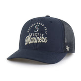 Seattle Mariners '47 Pitstop Trucker Adjustable Hat - Navy Hats
