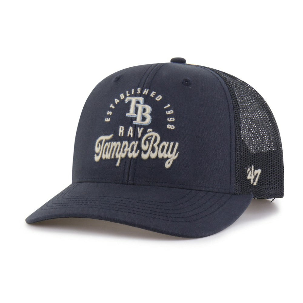 Tampa Bay Rays '47 Pitstop Trucker Adjustable Hat - Navy Hats