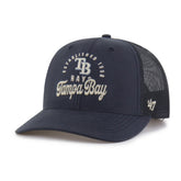 Tampa Bay Rays '47 Pitstop Trucker Adjustable Hat - Navy Hats