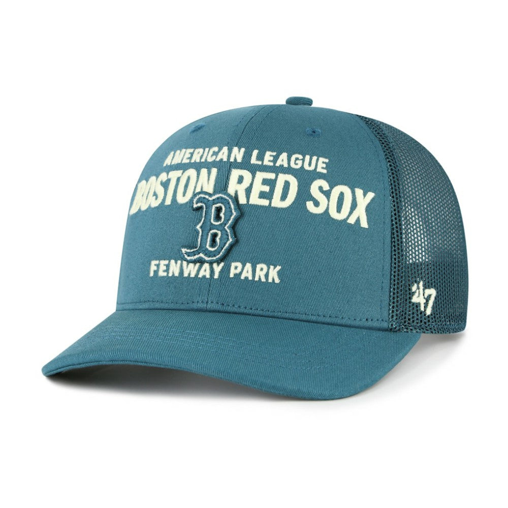 Boston Red Sox '47 Contemporary Hitch Adjustable Trucker Hat - Teal Hats