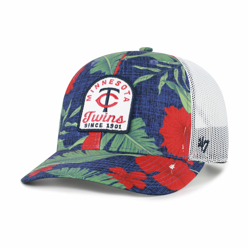Minnesota Twins '47 Beachside Adjustable Trucker Hat - Navy Hats