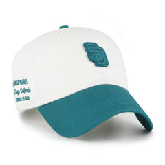 San Diego Padres '47 Contemporary Tonal Clean Up Adjustable Hat - White/Teal Hats