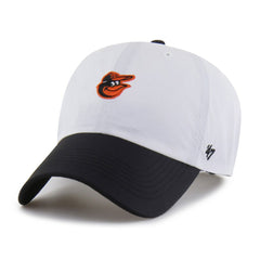 Baltimore Orioles '47 Vista Mini Clean Up brrr° Adjustable Hat - White/Black Hats