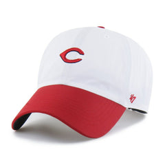 Cincinnati Reds '47 Vista Mini Clean Up brrr° Adjustable Hat - White/Red Hats