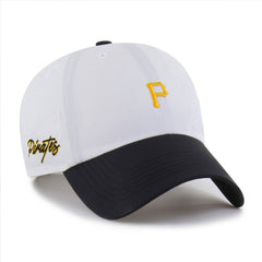 Pittsburgh Pirates '47 Vista Mini Clean Up brrr° Adjustable Hat - White/Black Hats