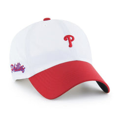 Philadelphia Phillies '47 Vista Mini Clean Up brrr° Adjustable Hat - White/Red Hats
