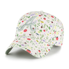 Atlanta Braves '47 Women's Posey Clean Up Adjustable Hat - Light Pink Hats
