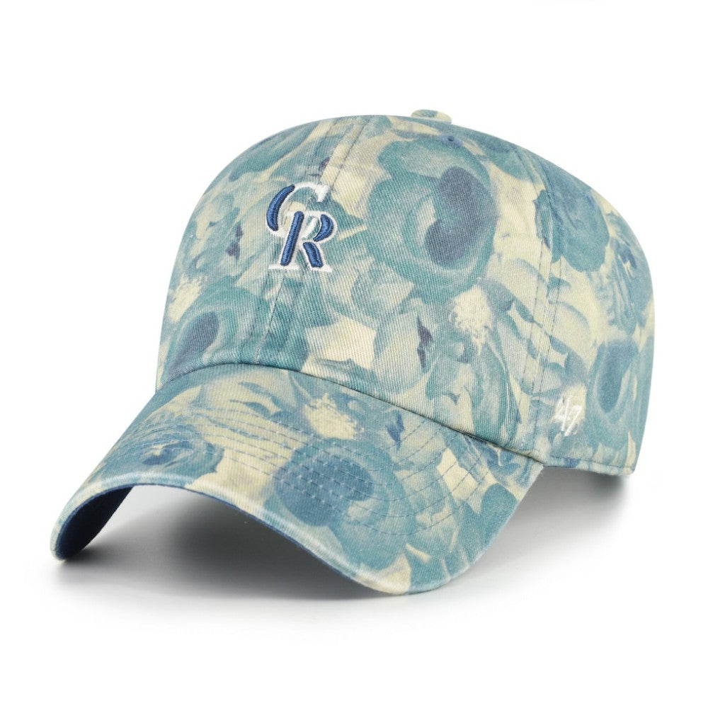 Colorado Rockies '47 Women's Gardenia Clean Up Adjustable Hat - Blue Hats
