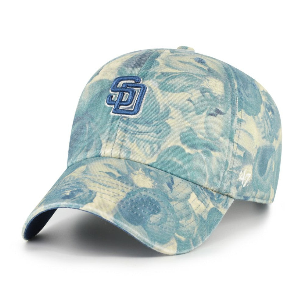 San Diego Padres '47 Women's Gardenia Clean Up Adjustable Hat - Blue Hats
