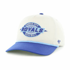 Kansas City Royals '47 Youth Frame Out Hitch Adjustable Hat - Natural/Royal Hats