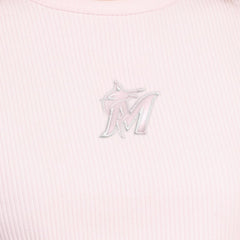Miami Marlins Starter Women's Pastels Ribbed Tank Top - Light Pink Tanks