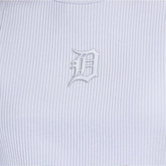 Detroit Tigers Starter Women's Pastels Ribbed Tank Top - Light Blue Tanks